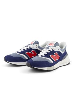 New Balance - Men Suede Leather Blue Casual Sneakers