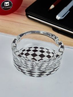 Kookee - Transparent Groovy Retro Ceramic Ashtray Funky Colorful