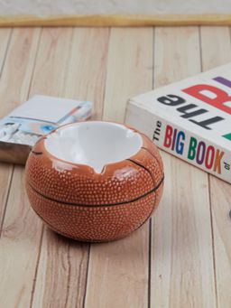 Kookee - Orange Groovy Retro Ceramic Ashtray Funky & Colorful Smoking Accessory