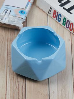 Kookee - Blue Groovy Retro Ceramic Ashtray Funky & Colorful Smoking Accessory
