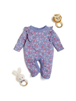 Bontots - Organic Cotton Lavender Bliss Soft & Rash-Free Baby Romper