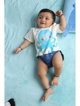 Bontots - Organic Cotton Baby Seas the Day Soft & Rash-Free Onesie