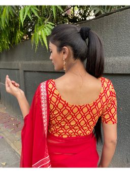 BINDIGASM'S ADVI - Taapsi Epaulet Button Sleeve Detail Stretchable Slip On Blouse