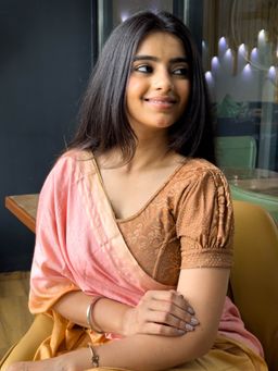 BINDIGASM'S ADVI - Women Brown Embellished Stitched Blouse