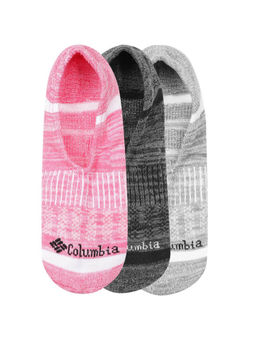Columbia - Women Multicolor Space Dye Eclipse Liner Socks Pack Of 3