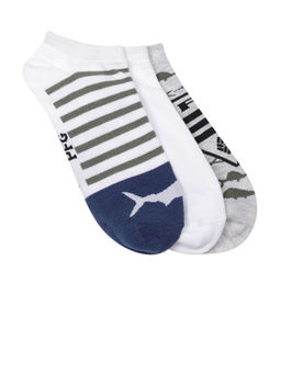 Columbia - Men Multicolor Pfg Elements No Show Socks Pack Of 3