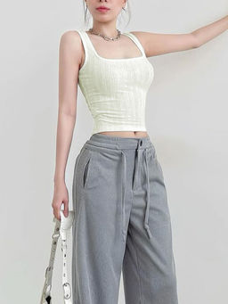 Outzidr - White Rib Vest