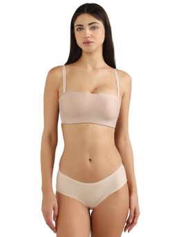 Wacoal - Basic Mold Padded Non-Wired Half Cup Strapless T-Shirt Bra - Beige