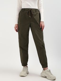 Tommy Hilfiger - Womens Green Color Joggers