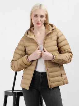 Tommy Hilfiger - Womens Brown Color Jacket