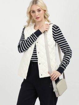 Tommy Hilfiger - Womens White Color Jacket