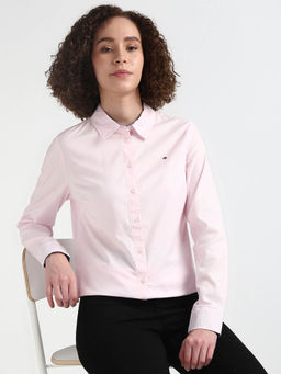 Tommy Hilfiger - Womens Pink Color Shirt