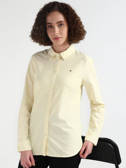 Tommy Hilfiger - Womens Yellow Color Shirt