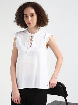 Tommy Hilfiger - Womens White Color Top