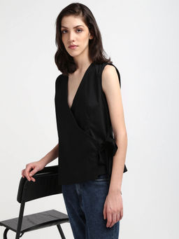 Tommy Hilfiger - Womens Black Color Top