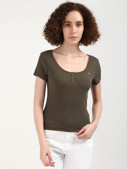 Tommy Hilfiger - Womens Green Color Top