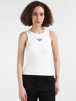 Tommy Hilfiger - Womens White Color Tank