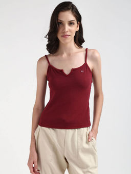 Tommy Hilfiger - Womens Red Color Top