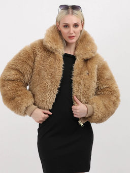 Tommy Hilfiger - Womens Brown Color Jacket