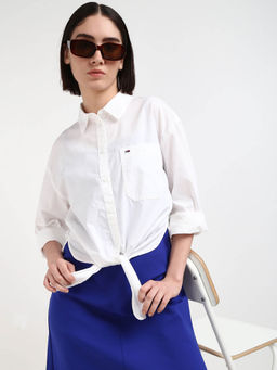 Tommy Hilfiger - Womens White Color Shirt