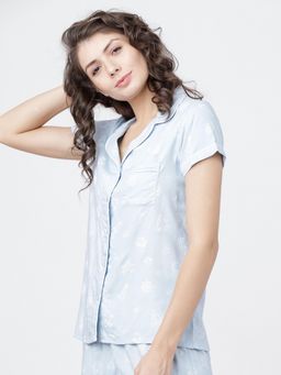 TOKYO TALKIES - Women Printed Lounge Shirt