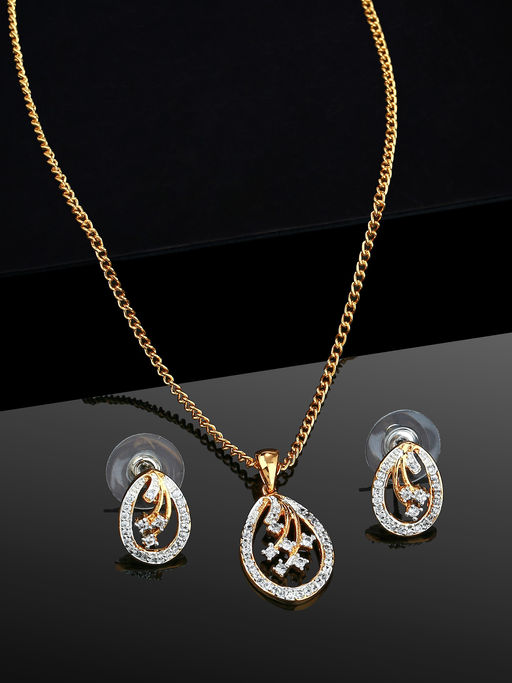 Buy Estele Trendy Fancy Fashion Jewellery Design Necklace Set