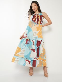 max - Women Multi-Color Printed Sleeveless Dress