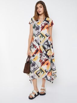 max - Women Multi-Color Printed Sleeveless Dress