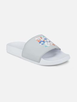 Reebok - Men White Slip On Sliders