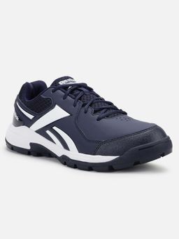 Reebok - Men Navy Blue Lace-Ups Cricket Shoes