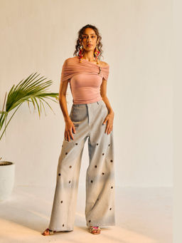Lea Clothing - Women Kaia Pink Off-Shoulder Top