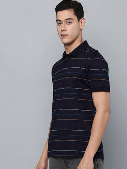 Levi's - Peacoat Blue Stripes Polo T-Shirts (2XL)