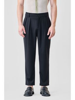 Snitch - Black Nylon/Spandex Button Fly Trouser