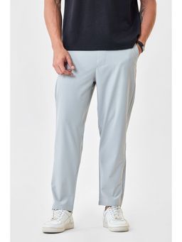 Snitch - Grey Polyester Blend Drawstring Trouser