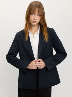 Pomelo - Single-Breasted Blazer - Navy