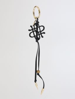 Pomelo - Anagram Bag Charm Key Holder - Black