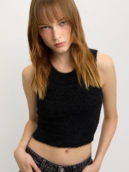 Pomelo - Round Neck Tank Top - Black