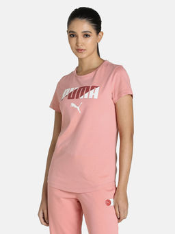 Puma - Graphic Tee Iii Women Pink T-shirt