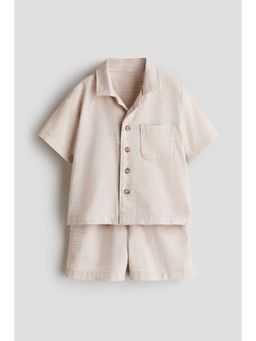 H&M - Boys Beige 2-Piece Set