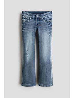 H&M - Girls Blue Skinny Fit Bootcut Low Jeans