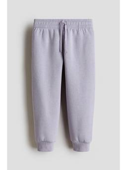 H&M - Girls Purple Brushed-Inside Joggers