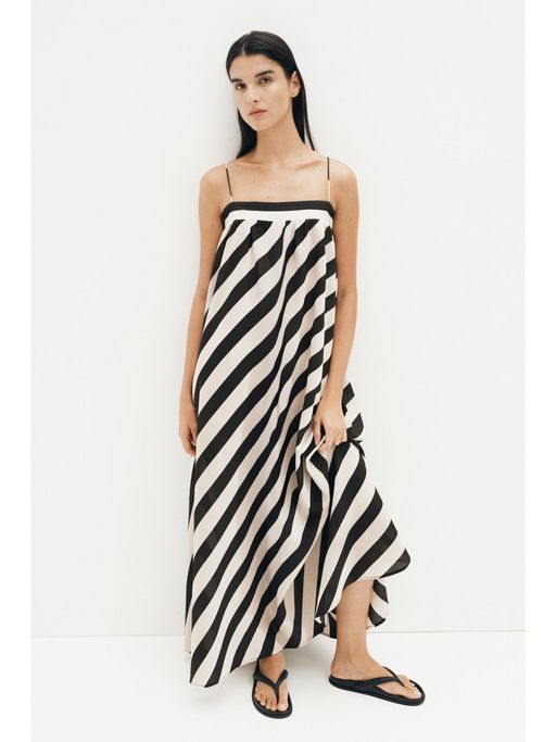a line dress h&m Ladies - Black A-line dress - Size: XXS