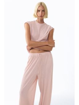 H&M - Women Pink Crinkled Top