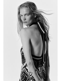 H&M - Women Black Halter Neck Dress