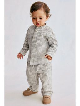 H&M - Boys Beige 2-Piece Cotton Set