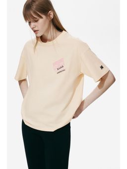 H&M - Women Orange Oversized Printed T-Shirt