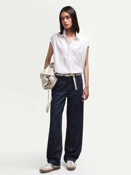 RAREISM - Blue Cotton Solid Regular Fit Denim Jeans