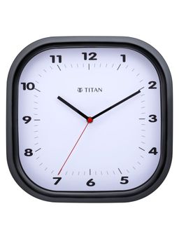 Titan - Shaped Wall Clock In Black & White