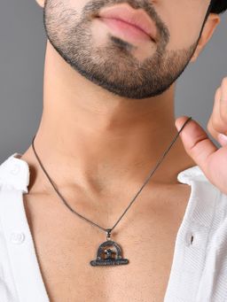 Voylla - Eclipse Black Shivling Pendant for Men