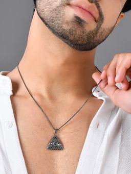 Voylla - Eclipse Illuminati Pendant Mens Pendant